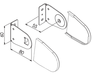 Rollo Trägerset 35 mm L 