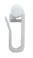 Gardinenrolle 8 mm mit extra langen Faltenleghaken 