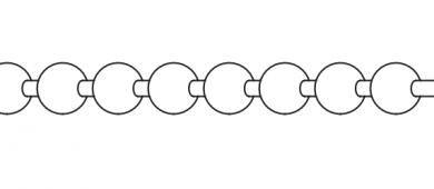 Bedienkette für Rollo transparent 
