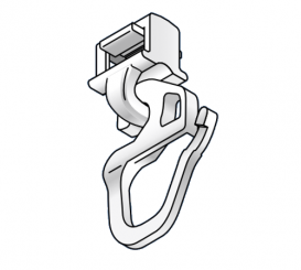 Clickgleiter HC31 für Gardinenschienen aus Aluminium 