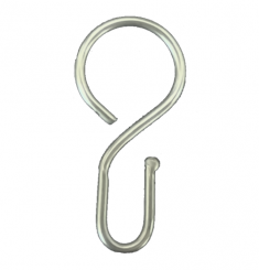 Gardinenhaken gross für Seilspanner 10 Stück 