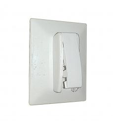 Klebeplatten mit Spannschuh Universal für Plissee verspannt 