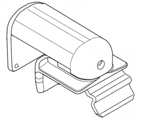 Plissee Klemmträger Cosiflor VS1 