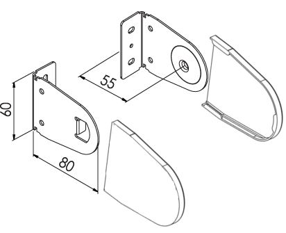 Rollo Trägerset 35 mm L 