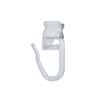 X-Gleiter Faltengleiter für Gardinenschienen 6 mm Lauf 