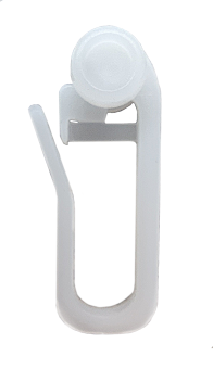 Gardinenrolle 8 mm mit extra langen Faltenleghaken 