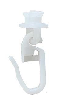 Faltengleiter Rapid Drehgleiter für Gardinenschienen 4 mm Lauf 