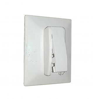 Klebeplatten mit Spannschuh Universal für Plissee verspannt 